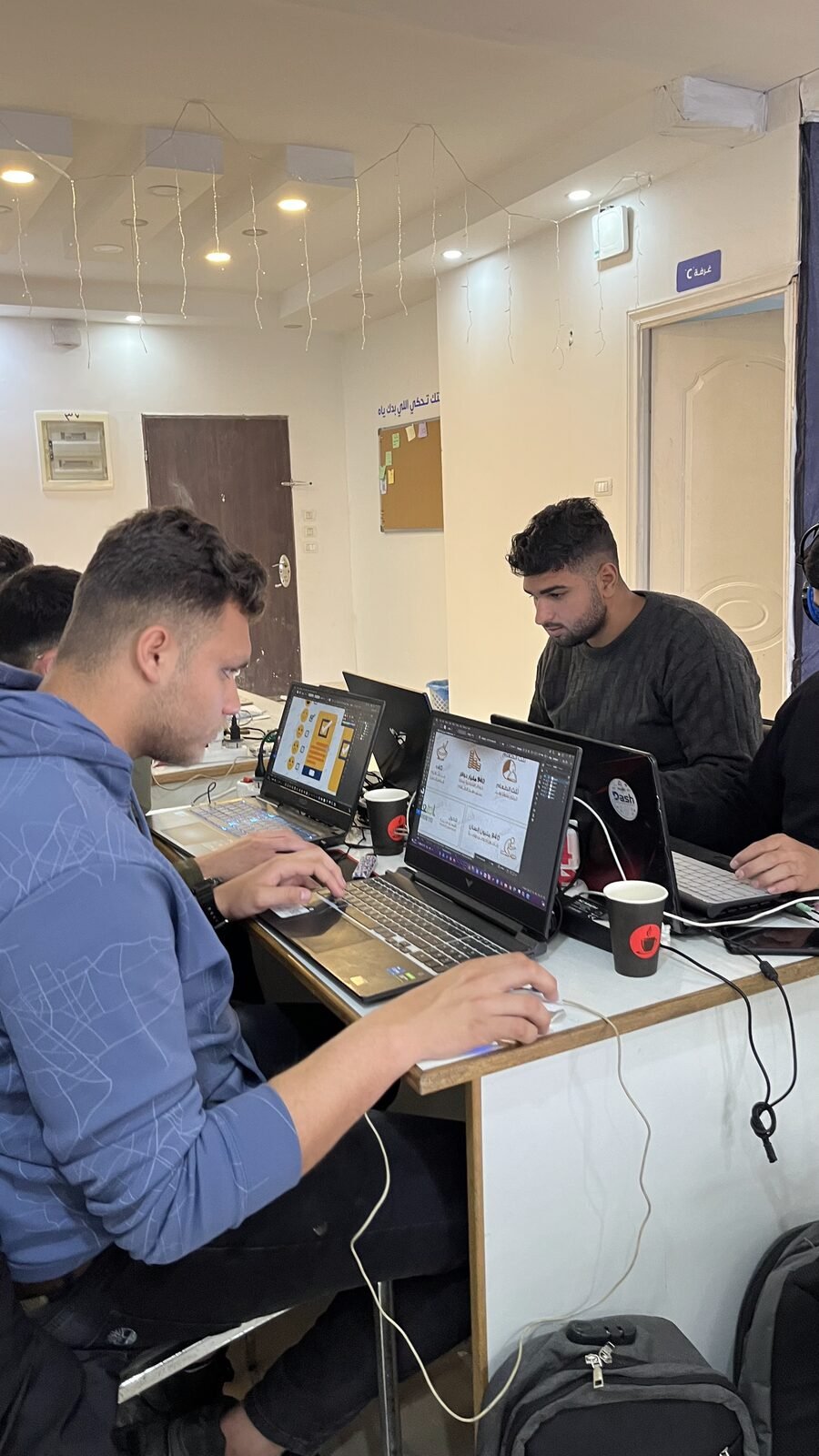 Students designing